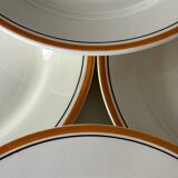 Creil and Montereau earthenware plates