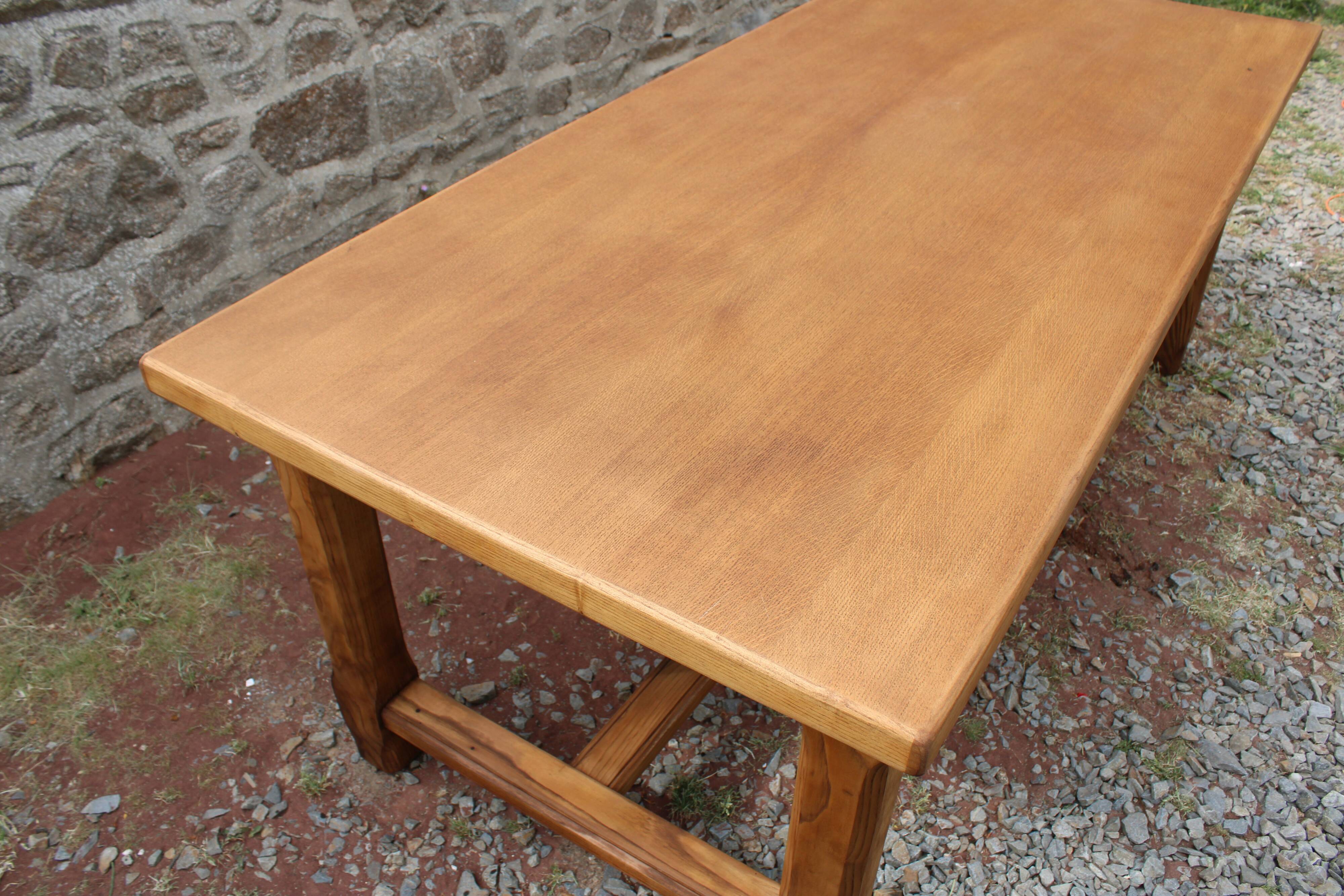 Large extendable farmhouse table 200 to 300 cm – 12/14 people