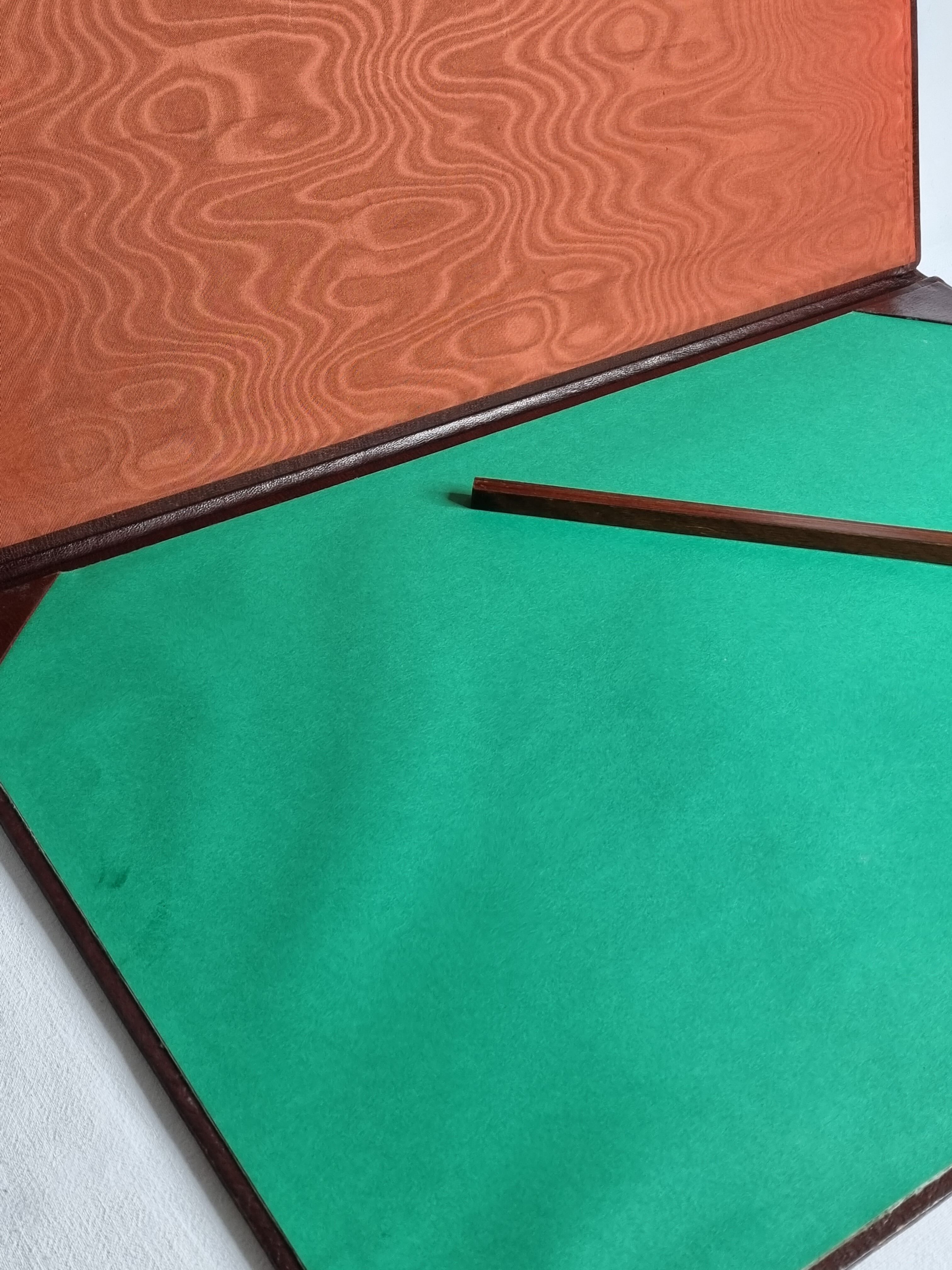 Desktop set, leather underhand and vintage 50-60s