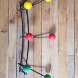 6-ball wall coat rack
