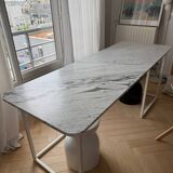 Carrara marble table
