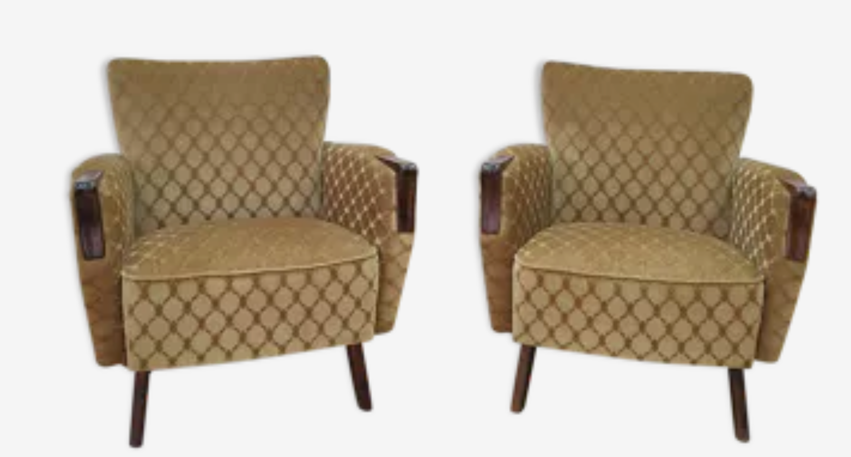 Pair armchairs