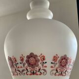 Scandinavian opaline glass pendant light from the 1960s-70s