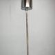 1970s Czech Geometric Pressed Glass and Chrome Cube Pendant Light