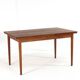 Rectangular extendable Danish dining table 'Flovt' in modern mid-century teak.