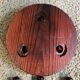 Tabouret bois rond tripode