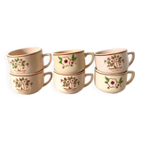 Old Longwy Colette cups