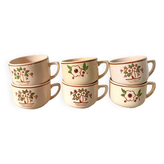 Old Longwy Colette cups