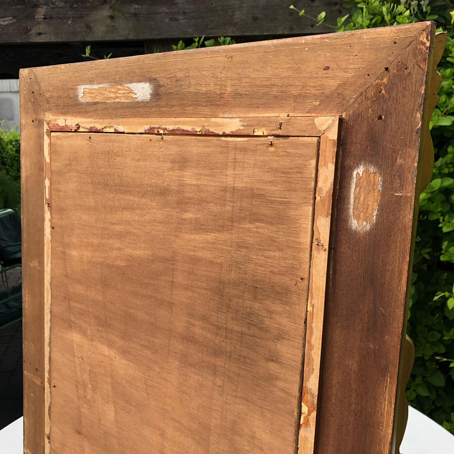 Monochrome abstract painting