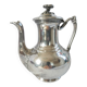 Christofle teapot, coffee pot silver-plated metal 19th art nouveau