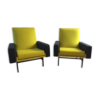 Pair of Steiner ARP chairs model 645 years 1950