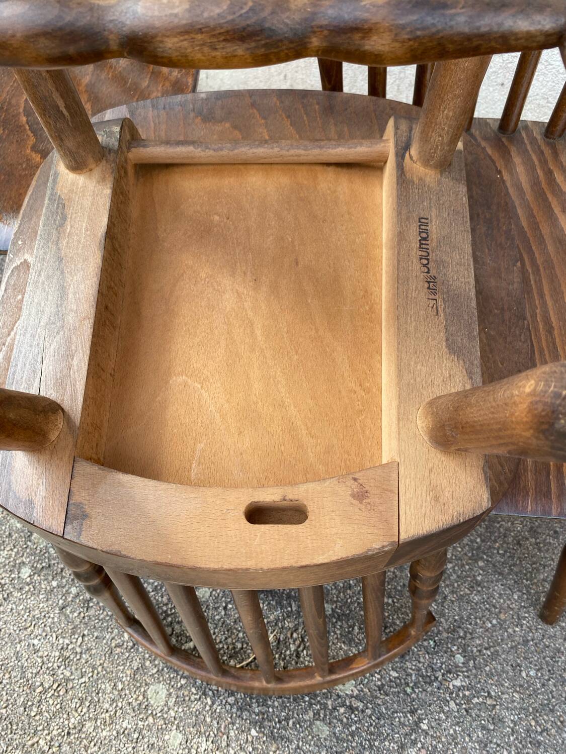 Set of 4 Baumann Menuet chairs