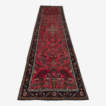 Handmade Persian Sarough hallway rug 320x84cm