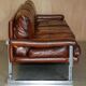 Restored suite Tim Bates for Pieff Mandarin leather chrome hardwood.