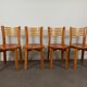 Pine chairs 80s set of 4
