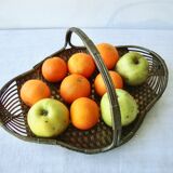 Brass basket or fruit basket