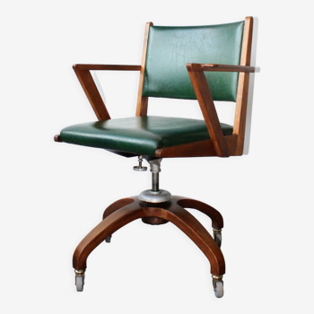 Design office chair by Paul Vandenbulcke and Fred Sandra, made by De Coene, 1950