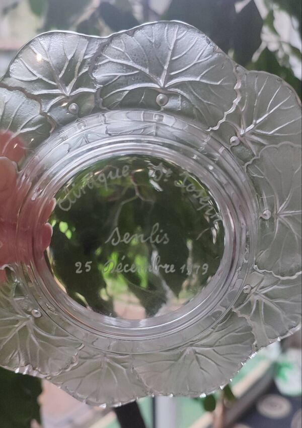 Cendrier Honfleur Lalique