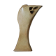 ceramic vase free form contemporary design scandinavian decoration handmade pottery stoneware
