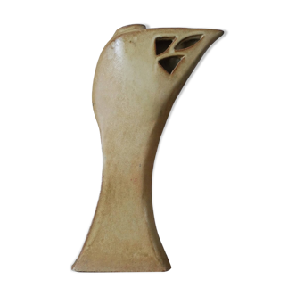 ceramic vase free form contemporary design scandinavian decoration handmade pottery stoneware