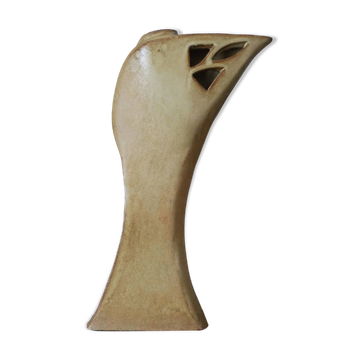 vase en céramique forme libre design contemporain décoration scandinave poterie artisanale grès