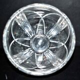 Baccarat vase art déco en cristal taillé fleurs 1933 modèle f3055