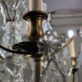 Crystal cut chandelier Louis XV style