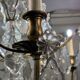 Crystal cut chandelier Louis XV style