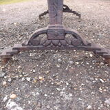 Bistro Art deco cast iron table