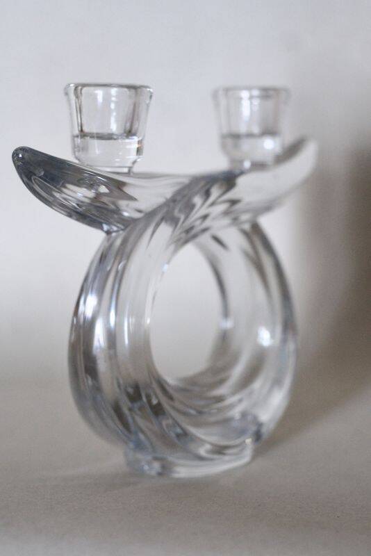 Vannes crystal candle holder