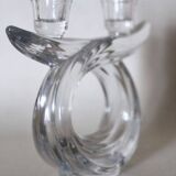 Bougeoir en cristal de Vannes
