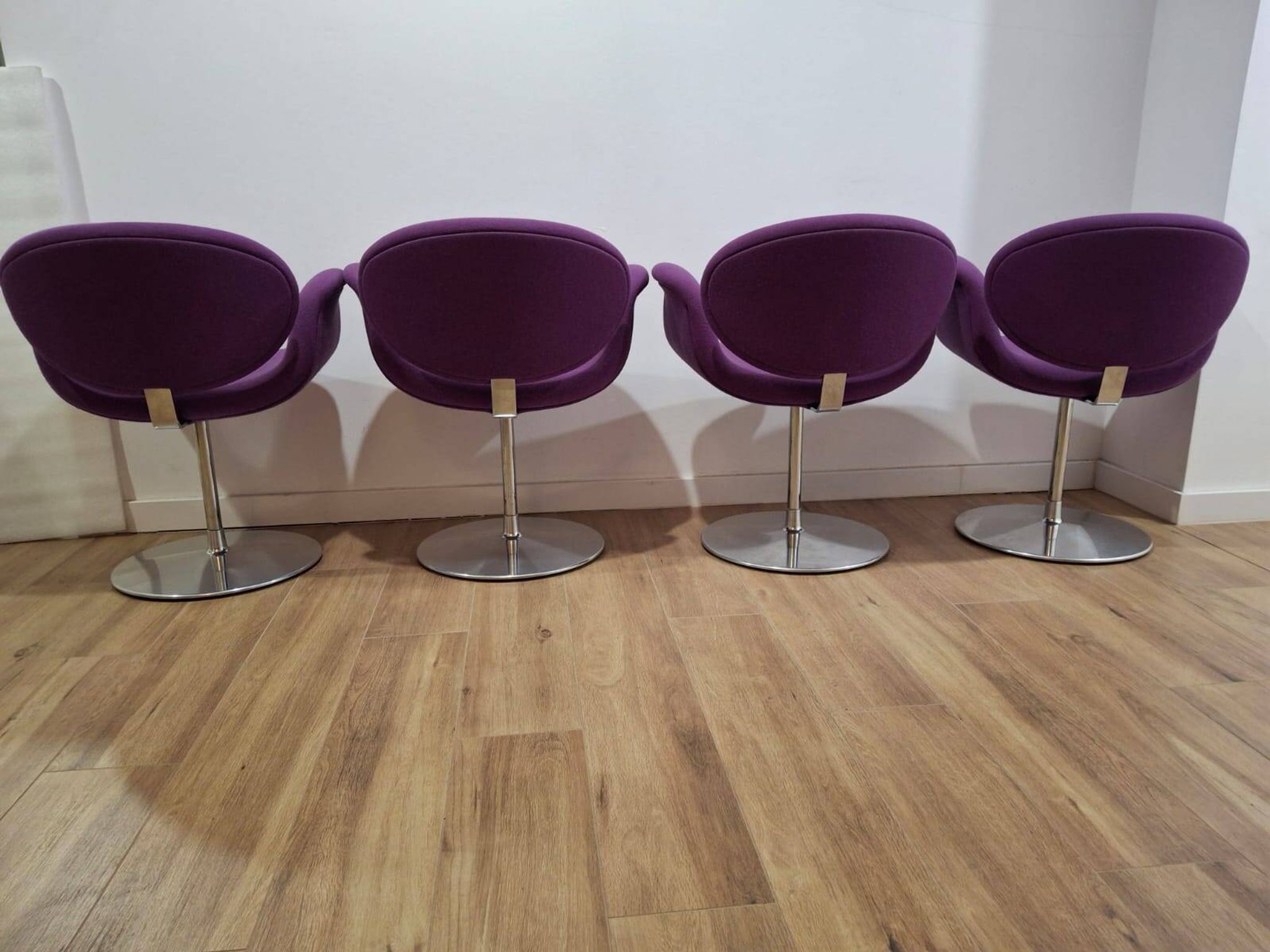 Ensemble de 4 fauteuils, Tulip, Pierre Paulin, Pays-Bas années 1980.
