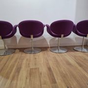 Ensemble de 4 fauteuils, Tulip, Pierre Paulin, Pays-Bas années 1980.
