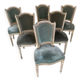 Set of 6 Louis XVI style chairs