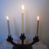 Wooden chandelier 3 branches