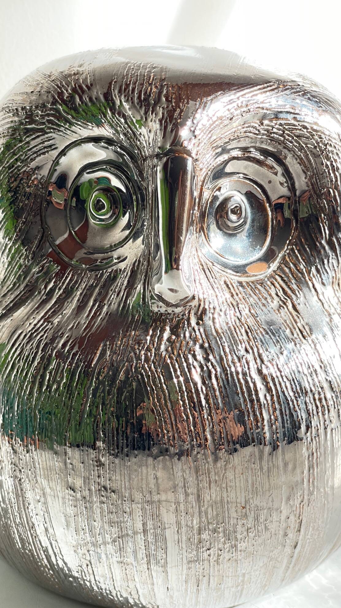 Owl Ceramic by Aldo LONDI