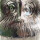 Owl Ceramic by Aldo LONDI