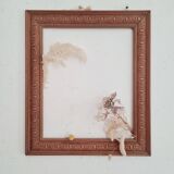 Antique carved wooden frame 64 x 54