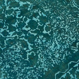 Handmade turkish unique 1980s turquoise wool carpet