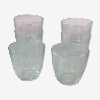 Set of 6 glasses duralex grimhold