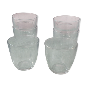 Lot de 6 verres duralex gigogne