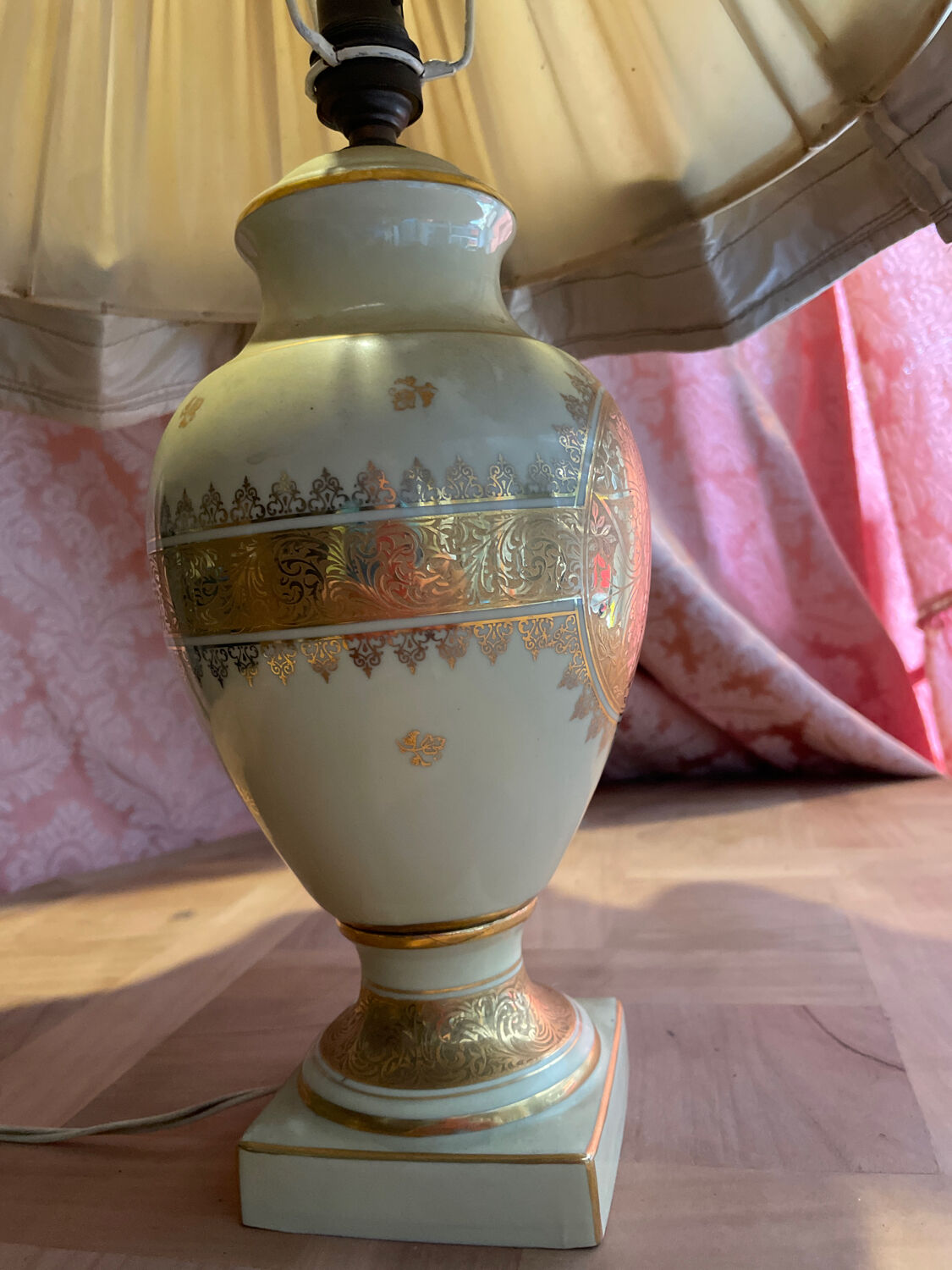 Limoges porcelain lamp