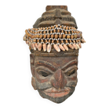 Ancient mask with its shell headdress