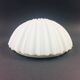 Pair of Large Opaline Glass Shell-Shaped Wall Lights from Limburg, 1970s