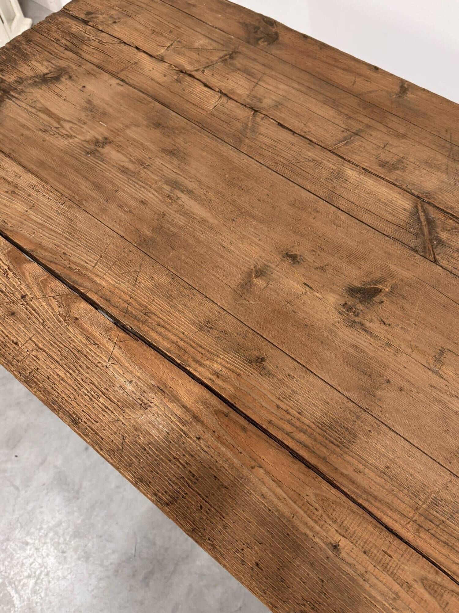 Old wooden monastery table