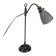 Lampe de bureau française avec abat-jour en verre, réglable, années 1930