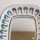 Ceramic mirror by Wiener Keramik 1960