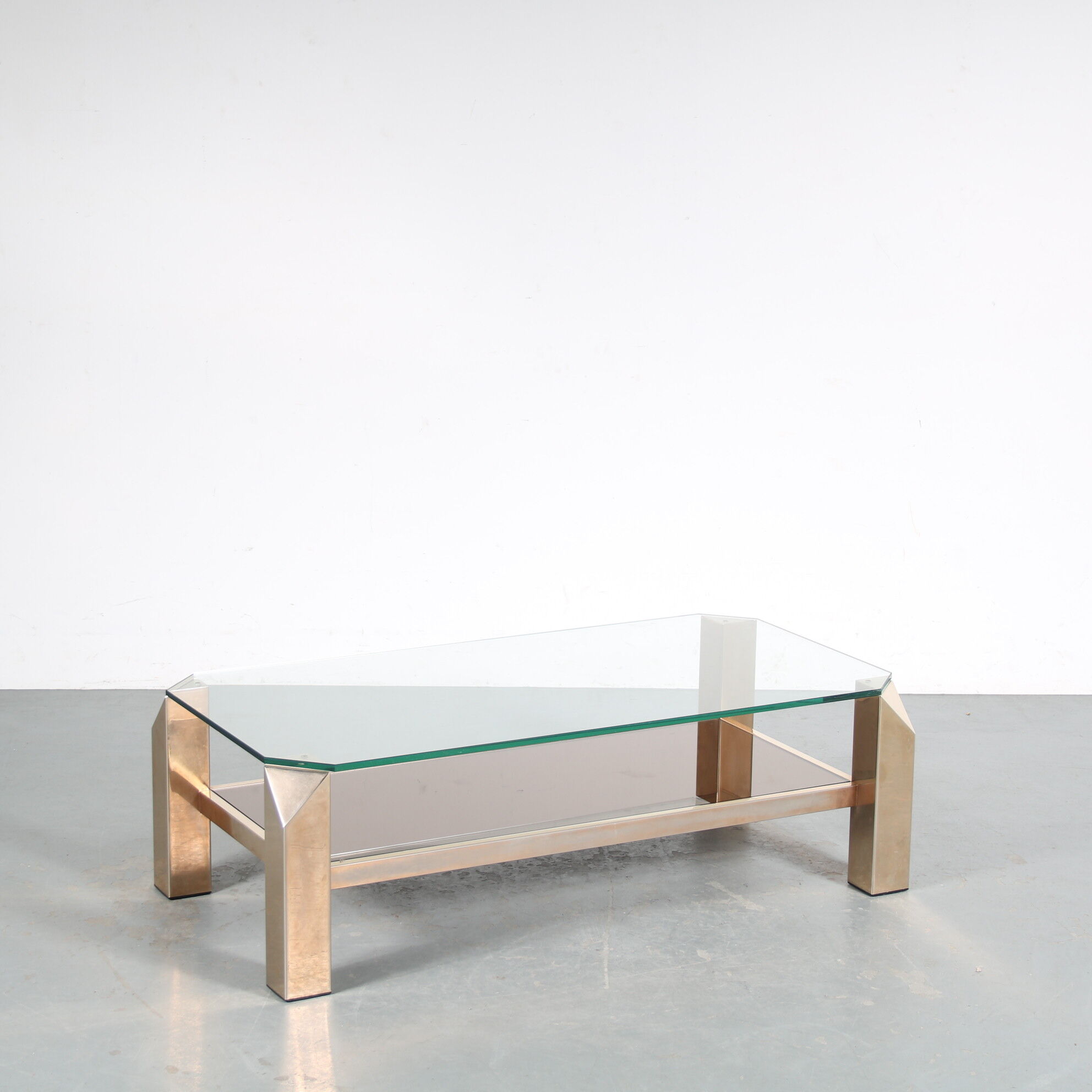 1970s Coffee table by Belgo Chrom, Belgium