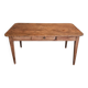 Antique French cherry wood dining table, early 20th century