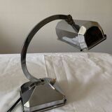 Chrome metal desk lamp